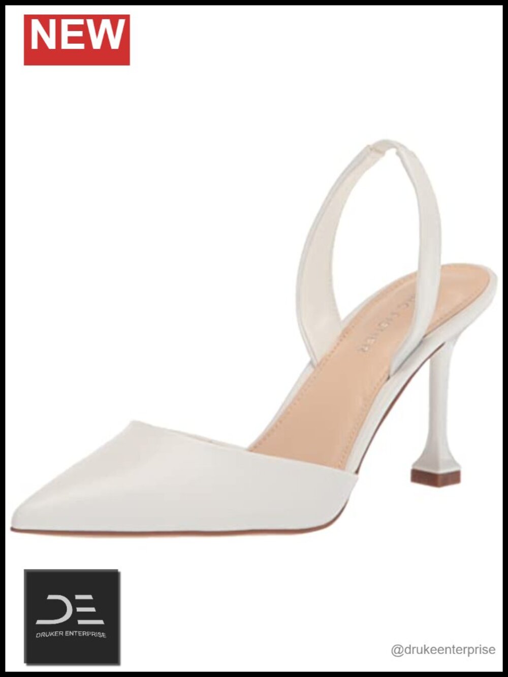 Marc Fisher Hadya Faux Leather Slingback Heels